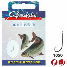 Gamakatsu BOOKLET ROACH 1050N #12-0.14MM 70CM horog