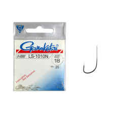 Gamakatsu LS-1010N spiccbotos horog, ezüst, #18, 25db horog