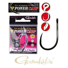 Gamakatsu POWERCARP EYED HOOKS BARBLESS BLACK #12-es horog