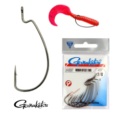 Gamakatsu Worm Offset 4/0 5/cs. horog