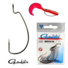  Gamakatsu Worm Offset - 4/0 horog 5db/csg horog
