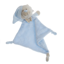  Gamberritos szundikendõ plüss maci és csillagmintás hálósapkás maci kék 10877 plüssfigura