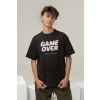 GAME OVER fekete póló