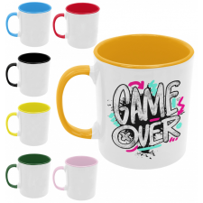  Game Over - Színes Bögre bögrék, csészék