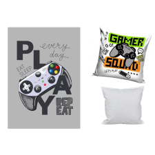 Gamer polár takaró, párnahuzat és párna szett 3 db-os (Gaming Zone) lakástextília