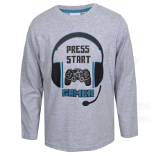 GamersWear póló GAMER szürke 6 év (116 cm) gyerek póló