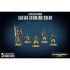 GAMES WORKSHOP Astra Militarum: Cadian Command Squad minifigurák