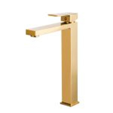 Gamma Cube magasított mosdó csaptelep arany, beépíthető csaptelep