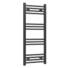 Gamma Törölközőszárító radiátor, Basic 40cm x 100cm, fekete fűtőtest, radiátor