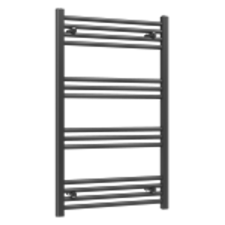 Gamma Törölközőszárító radiátor, Basic 60cm x 100cm, fekete fűtőtest, radiátor