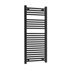 Gamma Törölközőszárító radiátor szögletes, Proper 45cm x 120cm, fekete fűtőtest, radiátor