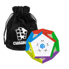 Gan Megaminx Rubik logikai játék, kocka, mágneses, profi+ajándék Cubikon kockatartó szütyő oktatójáték