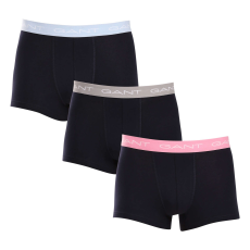 Gant 3PACK fekete Gant férfi boxeralsó (902423003-649) M