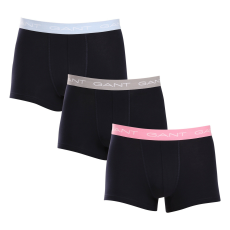 Gant 3PACK Férfi boxeralsó Gant fekete (902423003-649) M