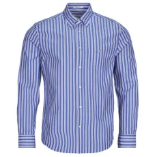 Gant Hosszú ujjú ingek REG CLASSIC POPLIN STRIPE SHIRT Kék EU L