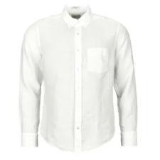 Gant Hosszú ujjú ingek REG GMNT DYED LINEN SHIRT Fehér EU XL férfi ing