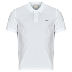 Gant Rövid ujjú galléros pólók REG SHIELD SS PIQUE POLO Fehér EU S