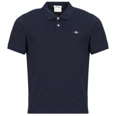 Gant Rövid ujjú galléros pólók REG SHIELD SS PIQUE POLO Tengerész EU L