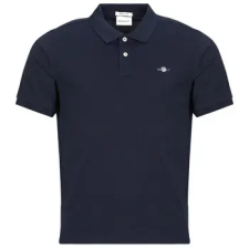 Gant Rövid ujjú galléros pólók REG SHIELD SS PIQUE POLO Tengerész EU XXL férfi póló