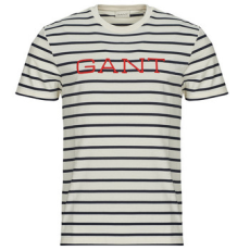 Gant Rövid ujjú pólók GRAPHIC STRIPED SS T-SHIRT Sokszínű EU L