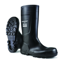 Ganteline Dunlop Work-it S5 PVC védőcsizma (fekete, 36) munkavédelmi cipő