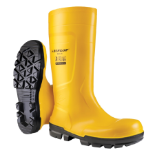Ganteline Dunlop Work-it S5 PVC védőcsizma (sárga, 38) munkavédelmi cipő