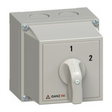 Ganz KK Terhelés 1-2 átkapcsoló 3P 20A tokozott KKM0-20-6004 Ganz KK - 3AC6004XB00S40 villanyszerelés