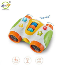 Ganzhou Products Ltd. Baba játék - Bűvös távcső hang és fényjátékkal - narancssárga nézőkével készségfejlesztő