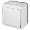 GAO 22181 Aquastar 2 pólusú kapcsoló, fehér IP44