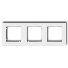 GAO 4112H MINI hármas keret, fehér színben villanyszerelés