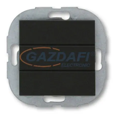 GAO 44204 ArchiTaste nyomókapcsoló, fekete villanyszerelés