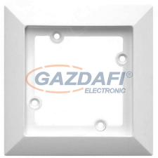 GAO 8729H OPAL süllyesztett keret, 1-es, fehér villanyszerelés
