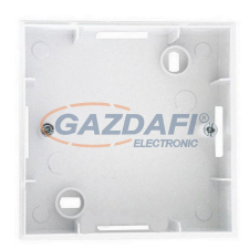 GAO 8734H OPAL süllyesztett falonkívüli beépítő doboz egyes, fehér villanyszerelés