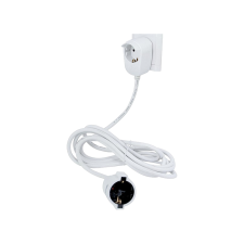 GAO LENGŐ HOSSZABBÍTÓ FEHÉR POWERSPLIT 3M H05VVF3X1,5MM2 MAX.3500W(284010) villanyszerelés
