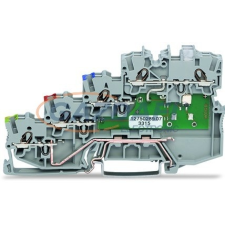 GAO WAGO 4-vezetékes érzékelő sorkapocs szürke 2000-5410 villanyszerelés