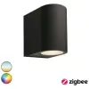 Garden Lights Gilvus SMART Zigbee falilámpa fekete