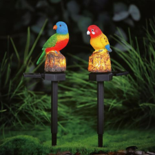Garden Of Eden Leszúrható szolár dekoráció - papagáj - 1 melegfehér LED kültéri világítás
