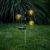 Garden Of Eden Leszúrható szolár lámpa - lánghatással - 5 gömb - 7 cm - 30 LED
