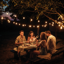 Garden Of Eden Okos fényfüzér 25db RGB LED kültéri világítás