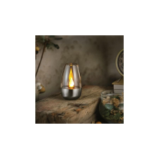 Garden Of Eden szolár lámpa gyertya lángeffekt 1 melegfehér LED 6x9 cm 11776 kültéri világítás