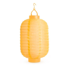 Garden Of Eden Szolár lampion, narancssárga, hidegfehér LED, 21 cm, 11399G_OR kültéri világítás