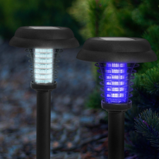 Garden Of Eden Szolár UV rovarcsapda + lámpa funkció - leszúrótüskével, fekete (55660B) elektromos állatriasztó