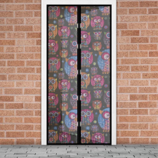 Garden Of Eden Szúnyogháló függöny ajtóra - mágneses - 100 x 210 cm - baglyos szúnyogháló