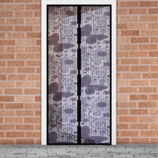 Garden Of Eden Szúnyogháló függöny ajtóra mágneses 100 x 210 cm Lila pillangós (11398G) szúnyogháló