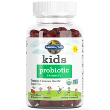 Garden of Life Kids probiotikus 3 milliárd CFU cseresznye 30 gumicukor vitamin és táplálékkiegészítő
