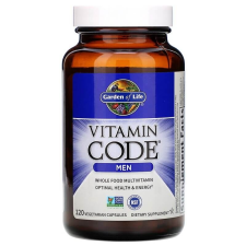 Garden of Life Vitamin Code, Whole Food Multivitamin férfiaknak, 120 db, Garden of Life vitamin és táplálékkiegészítő