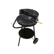 GardenLine Faszenes grillsütő polccal, kerekekkel 58x44x72 cm grillsütő