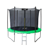  GardenLine kerti trambulin védőhálóval és létrával - zöld - 305 cm