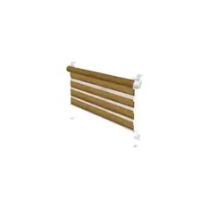 Gardinia EASYFIX zebra roló oldalfeszítéssel, barna, ablakra: 42.5x150 cm lakástextília