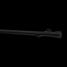 Gardinia FÉM KARNISSZETT KORFU 28MM 200CM FEKETE karnis, függönyrúd